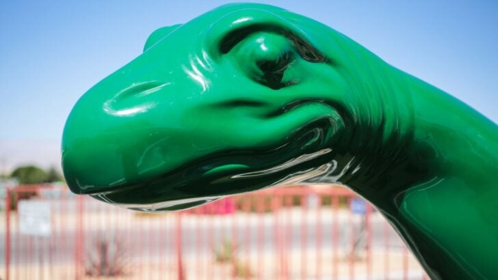 Stolen 12-Foot Sinclair Dinosaur Goes on a Wild Journey Near Yellowstone National Park