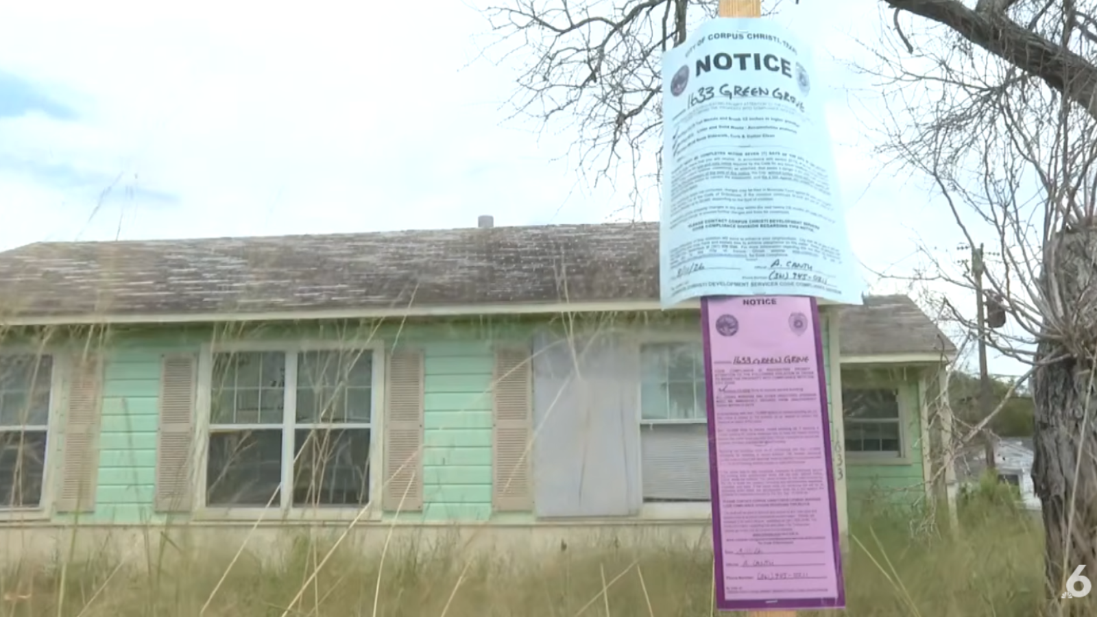 Vacant home full of squatters and thieves