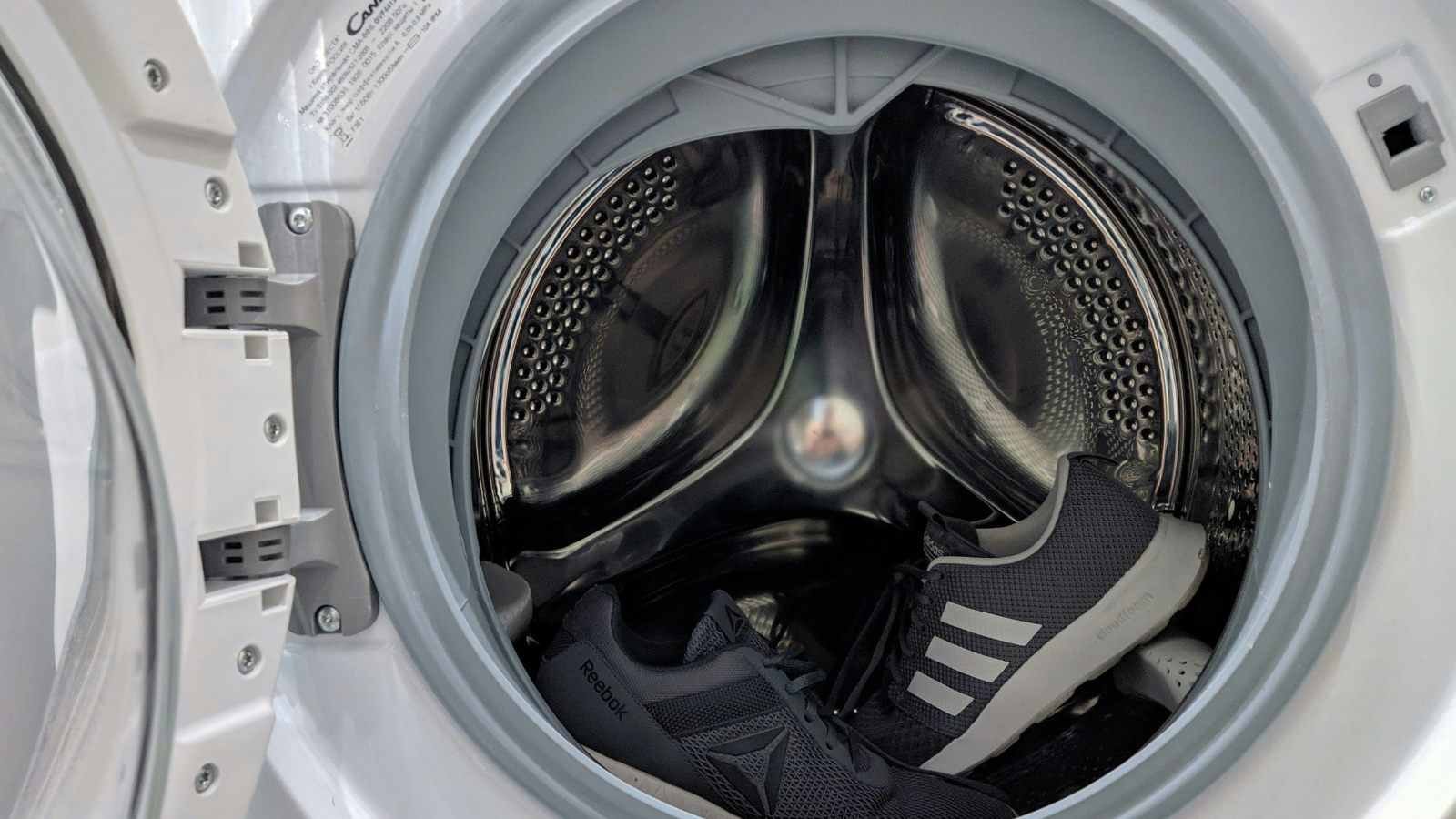 Stock photo washing machine.