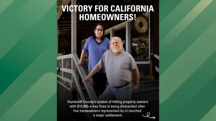 Humboldt County Forced to Pay $350,000 in Excessive Fines Back to Homeowners
