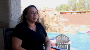 Woman Renting Out Pool