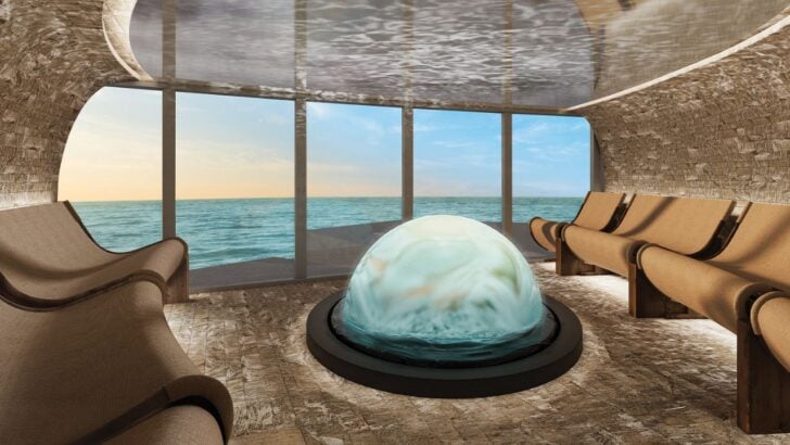 Norwegian’s New Cruise Ship Will Simulate a Thunderstorm Inside Its Extravagant Spa