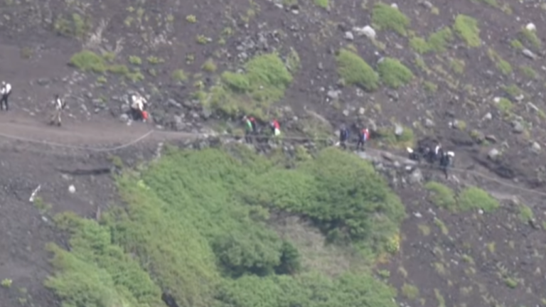 father leaves son at top of mountain