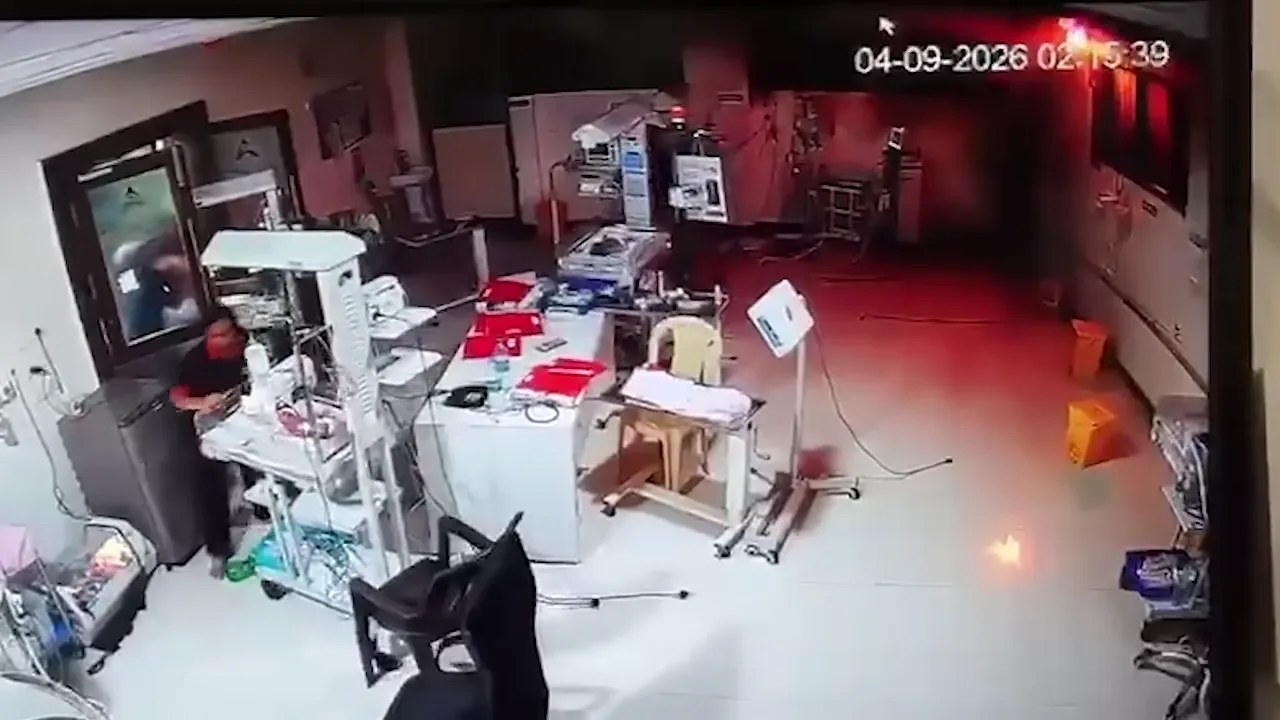 hospital staff rescue babies