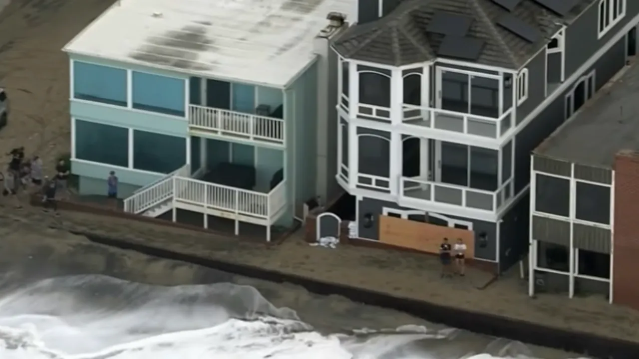 Ocean keeps coming for long beach homes