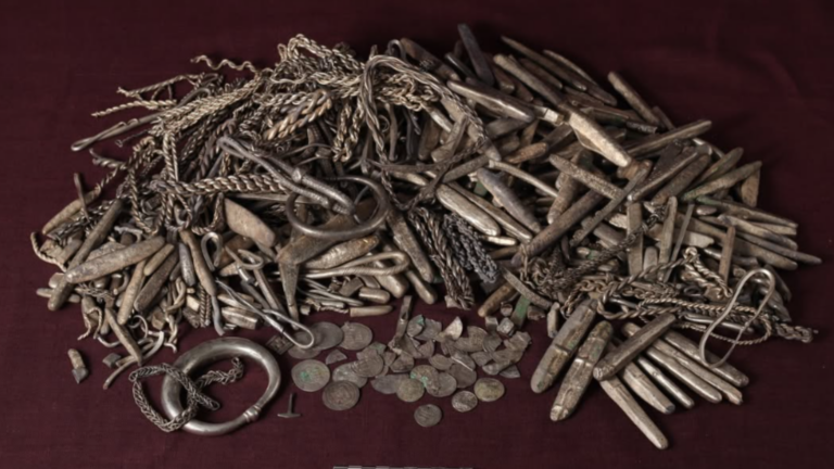 Viking hoard found in Denmark.