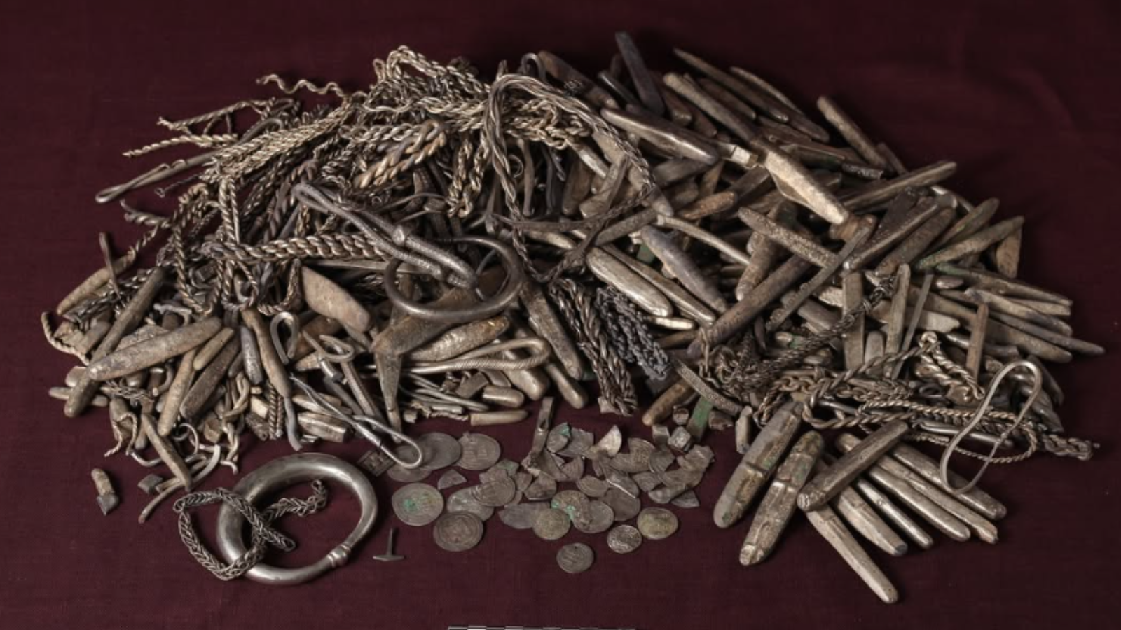 Viking hoard found in Denmark.