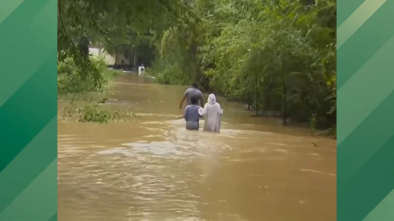 Record rains flood Texas.