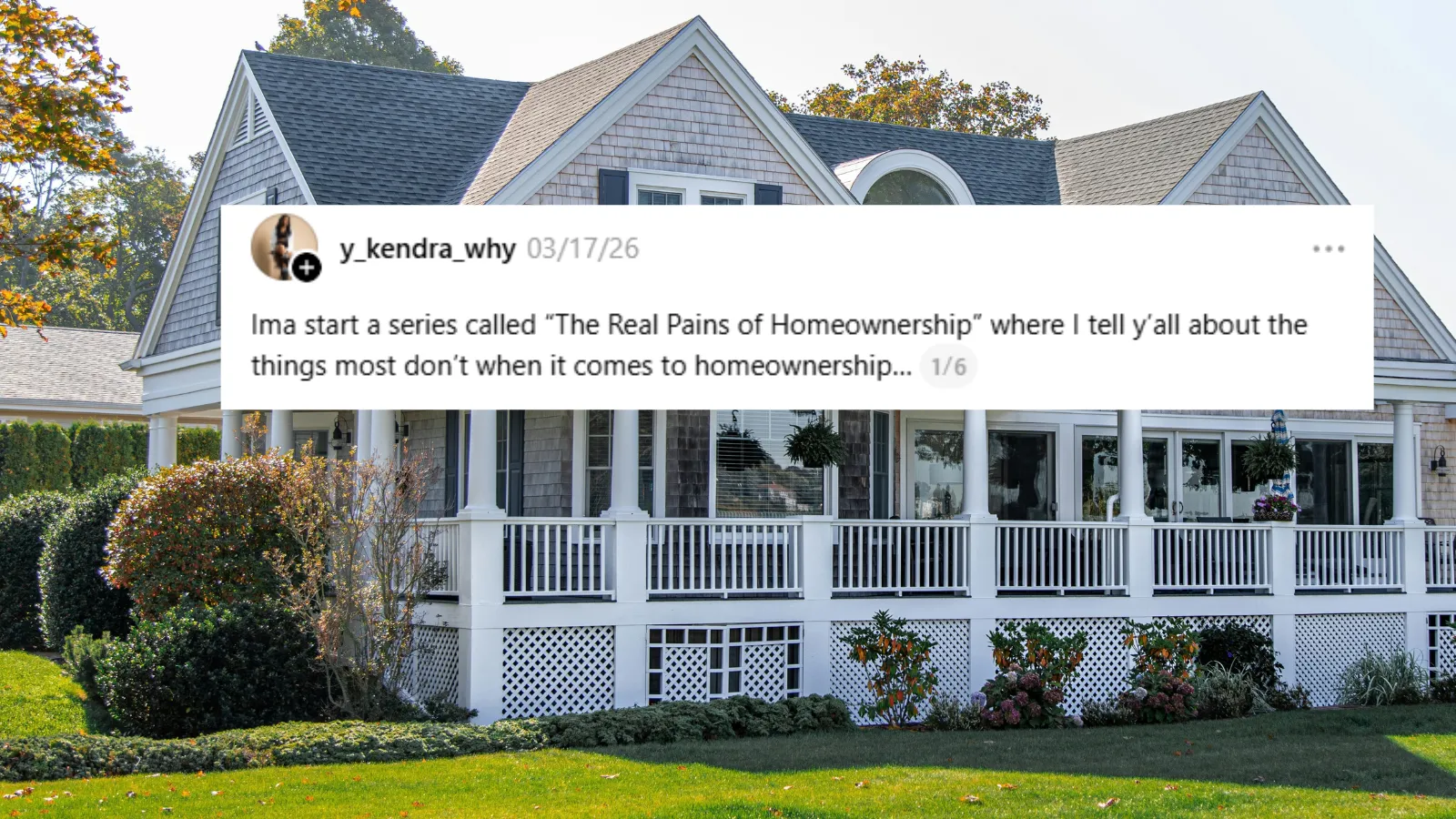 Homeowner complaints.