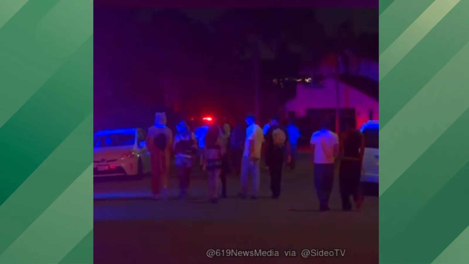 Teen house party broken up twice.