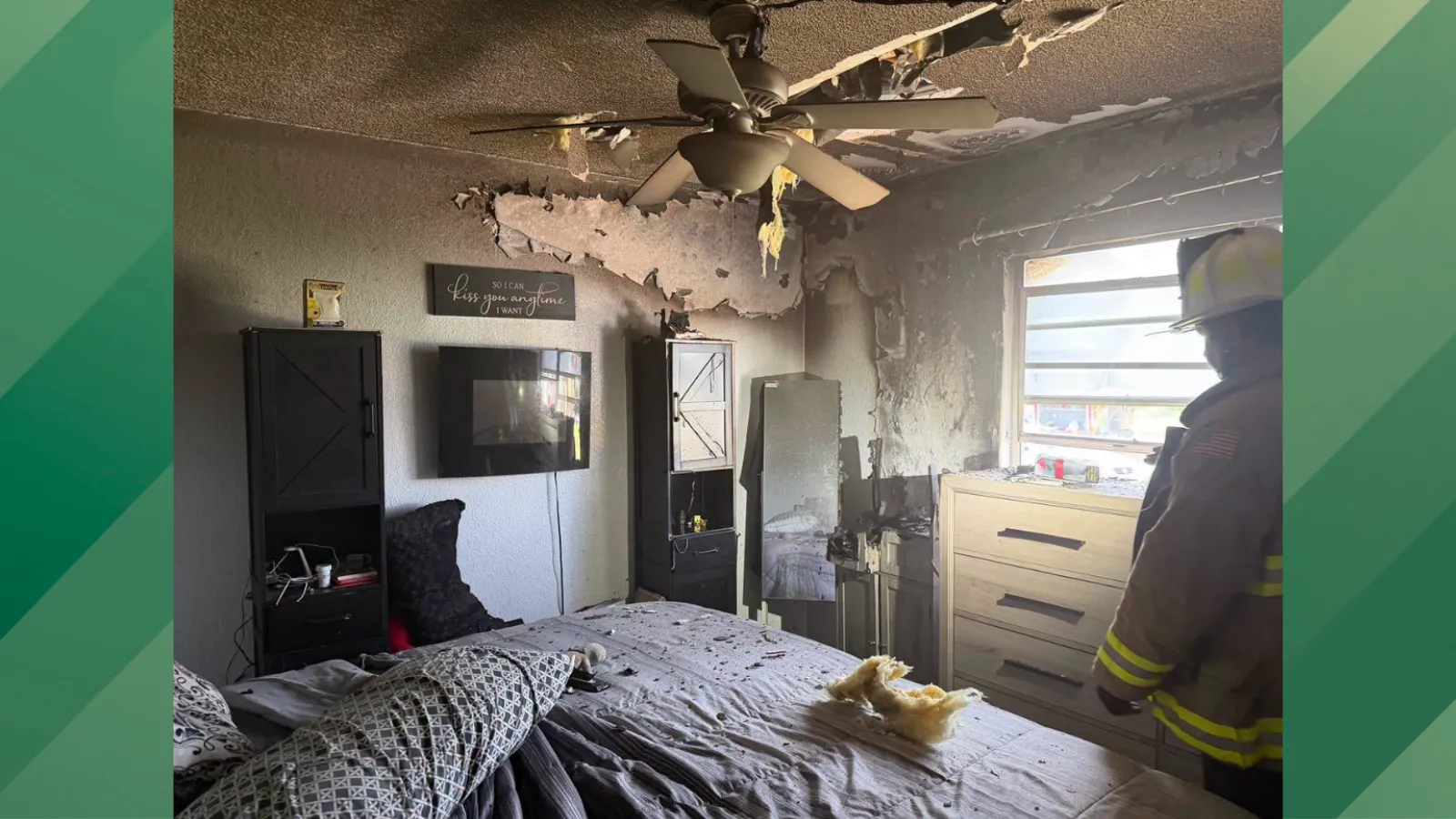 Alexa alerts homeowners to fire.