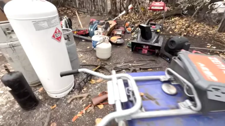 Police find massive encampment.