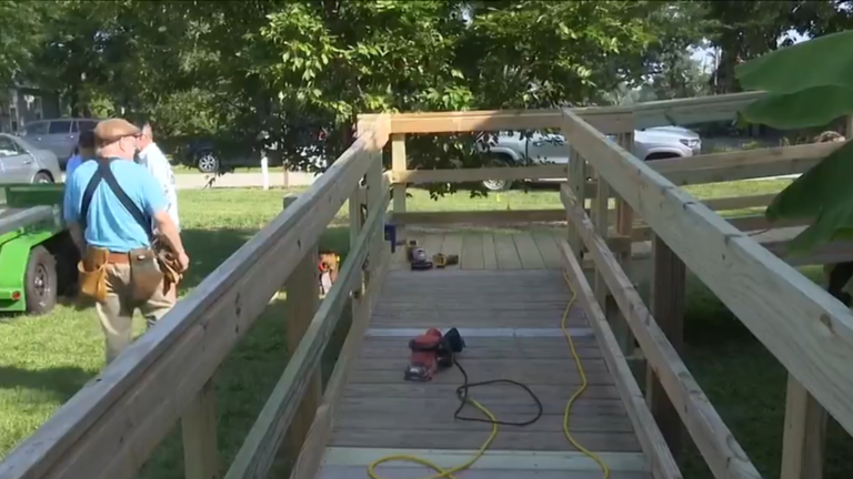 accessibility ramp.