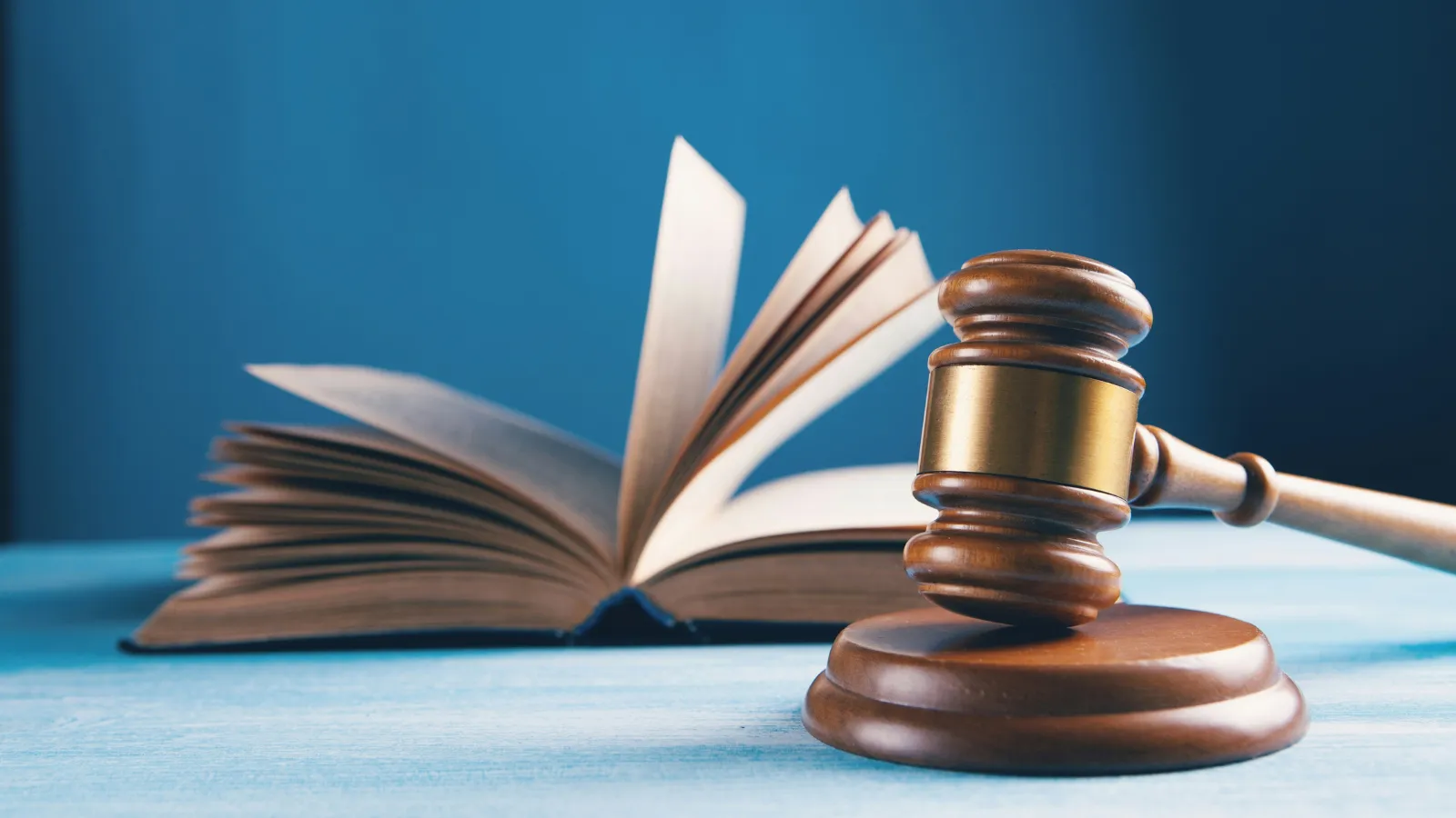 stock photo of a gavel.