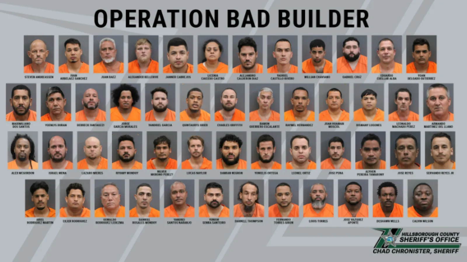 Contractors arrested.