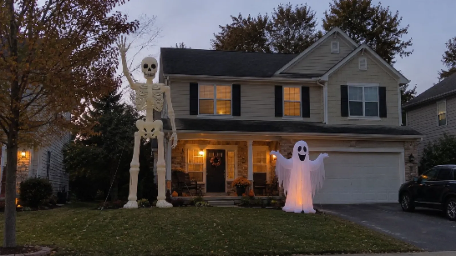 Neighbor makes HOA presentation about decoration.