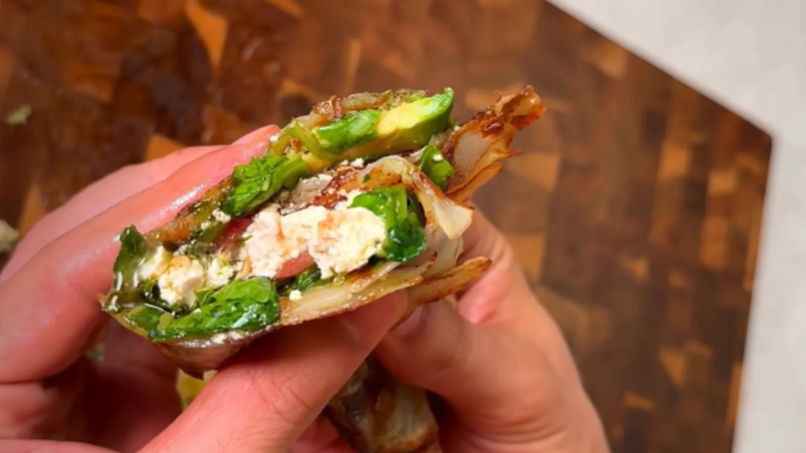 Potato sandwich idea.