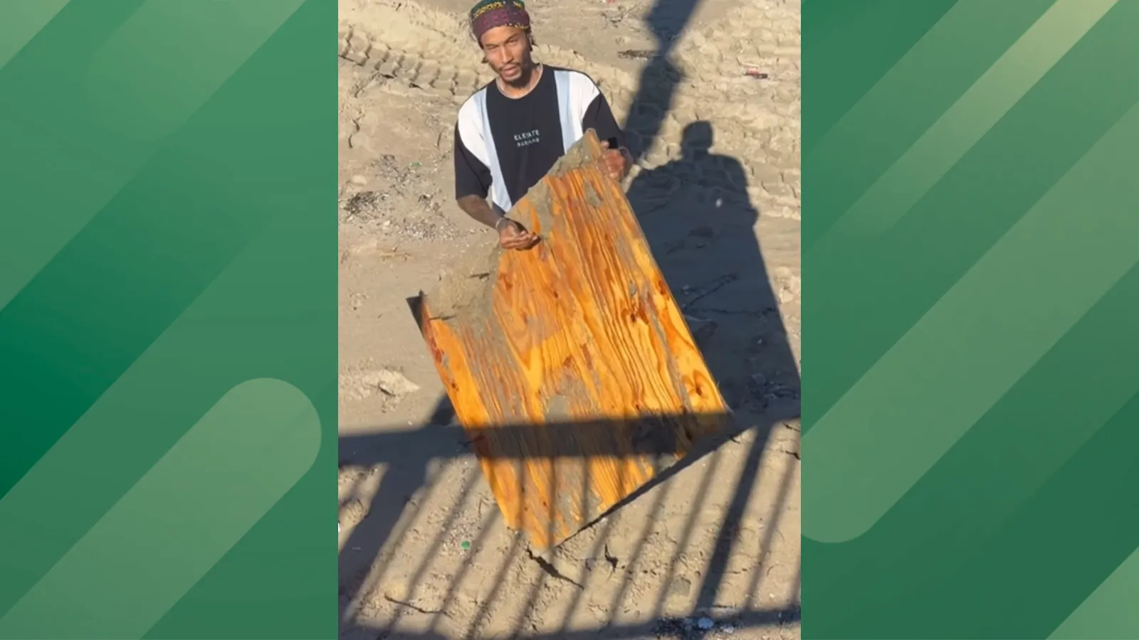 Dangerous materials wash up on shore.