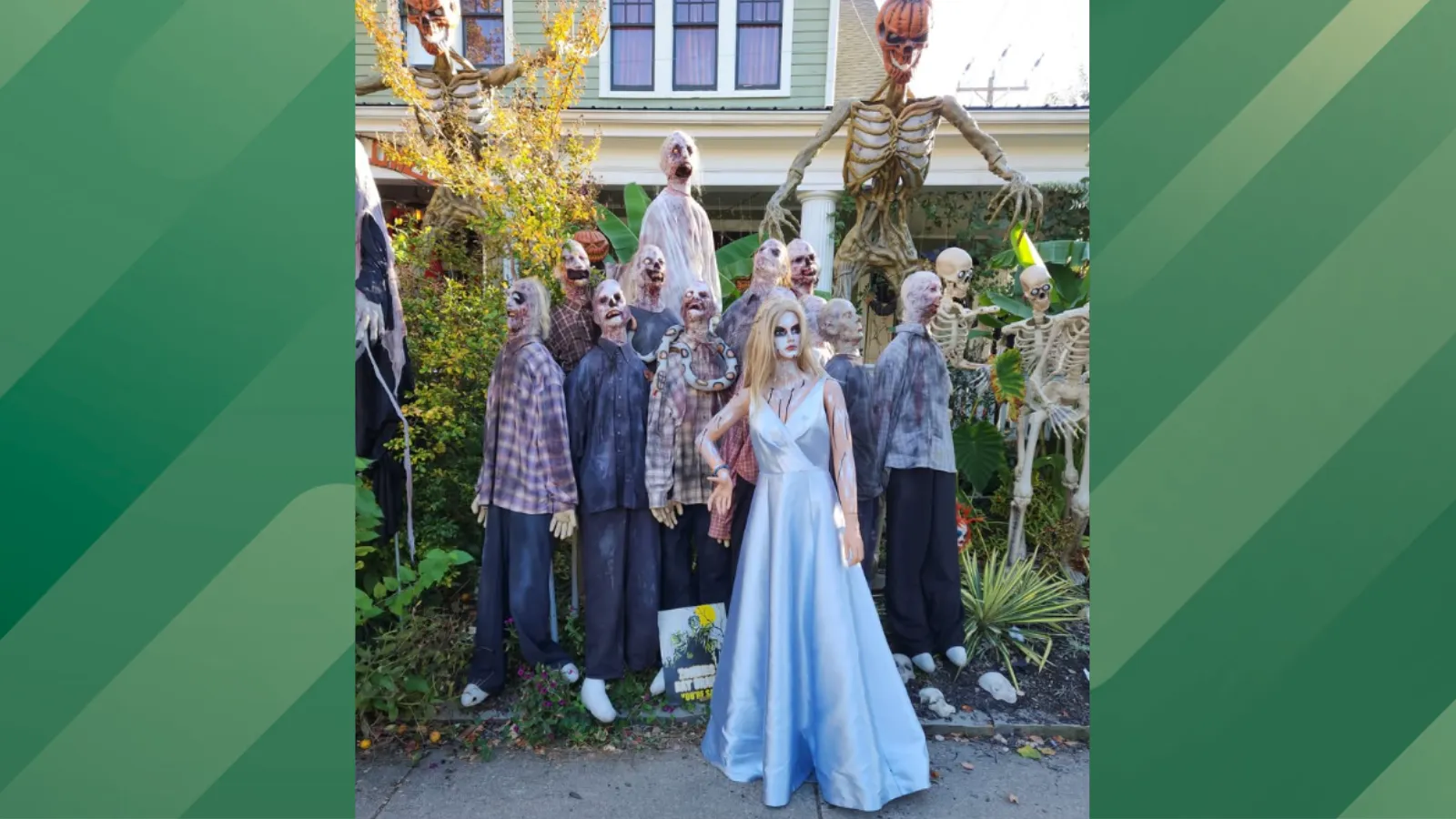 Halloween display requires permit.
