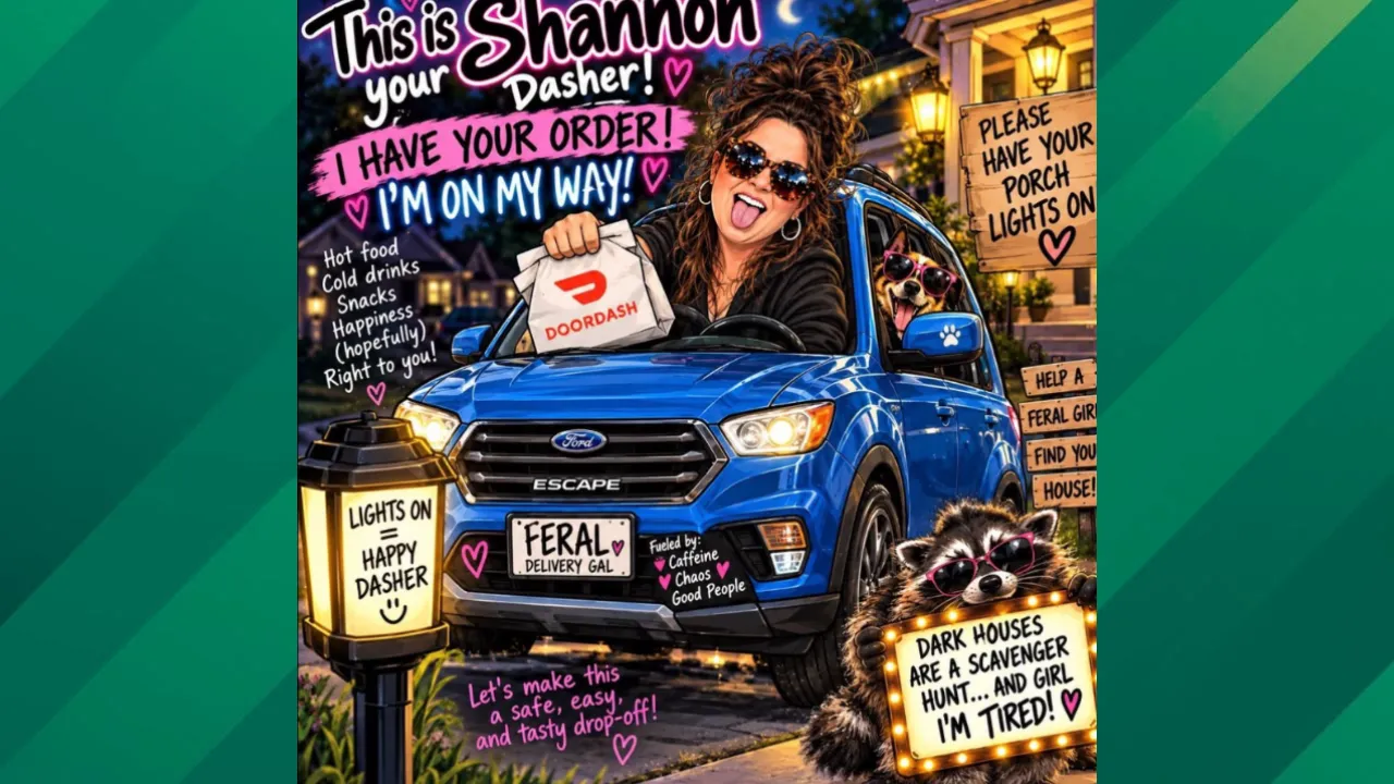DoorDash flyer.