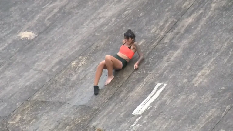 Dramatic video shows firefighters rescue woman swept down San Antonio canal.