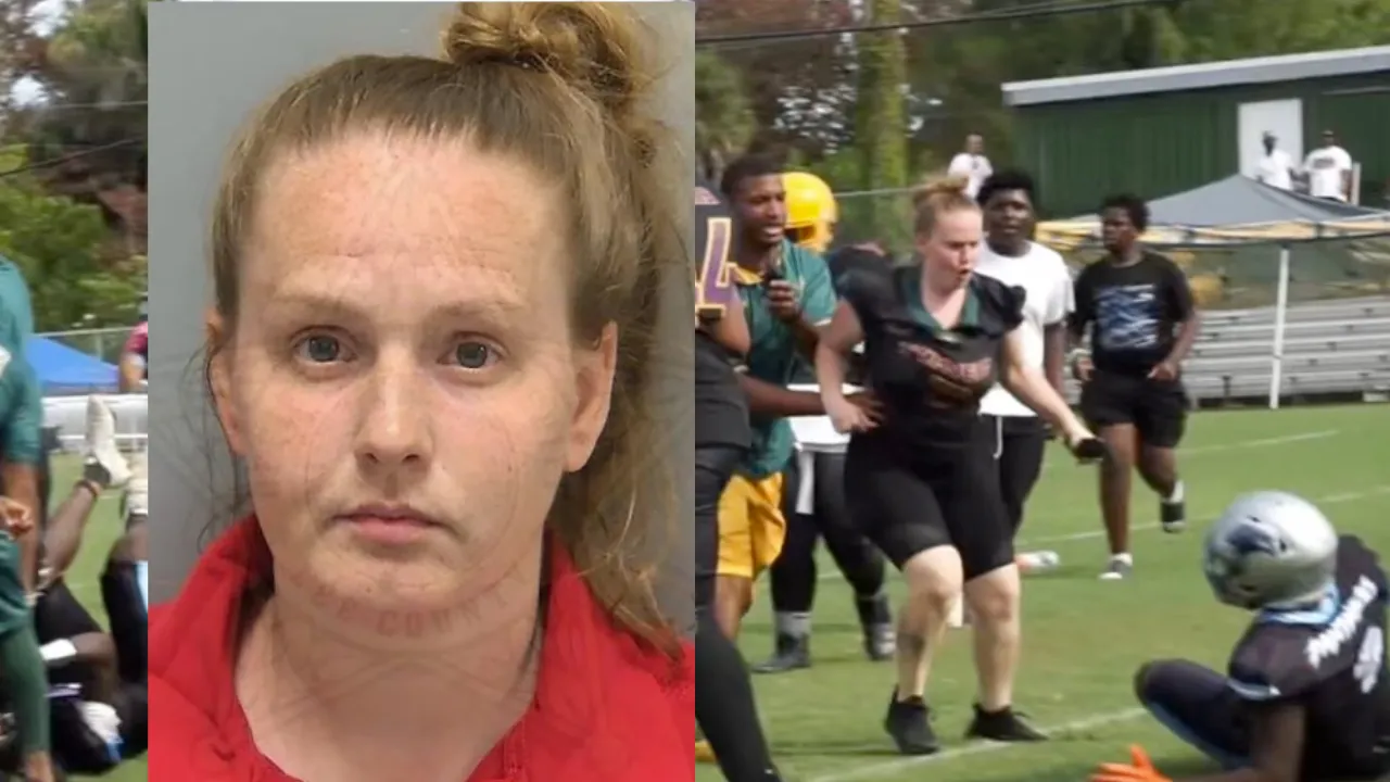 Youth football fight.