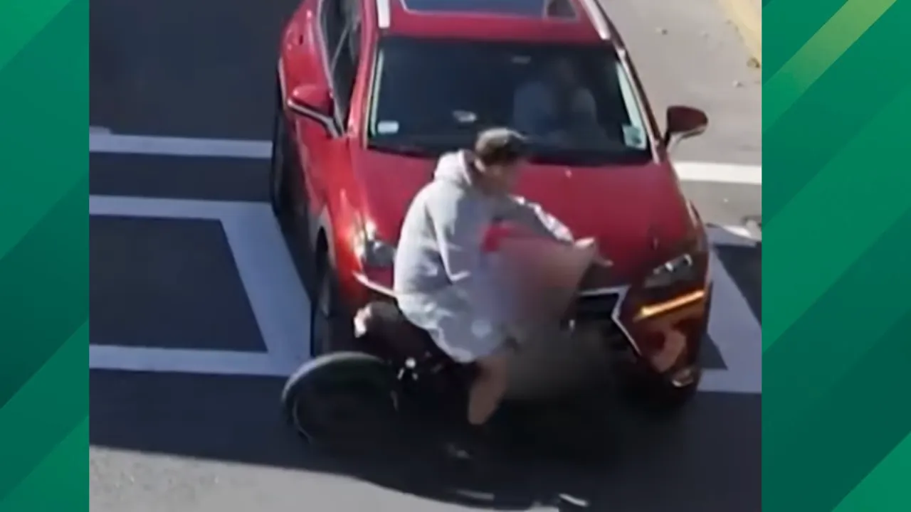 Kids riding illegal electric motorcycles.