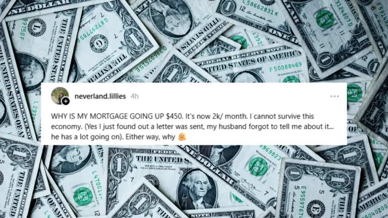 Increasing mortgage payment.