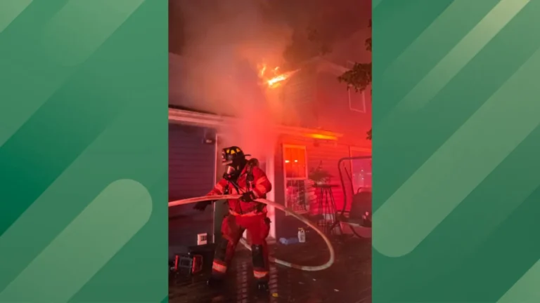 Early morning housefire.