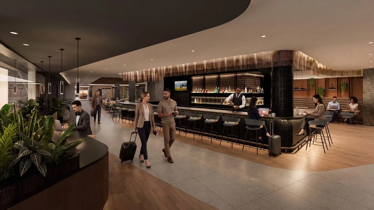 american airlines club.