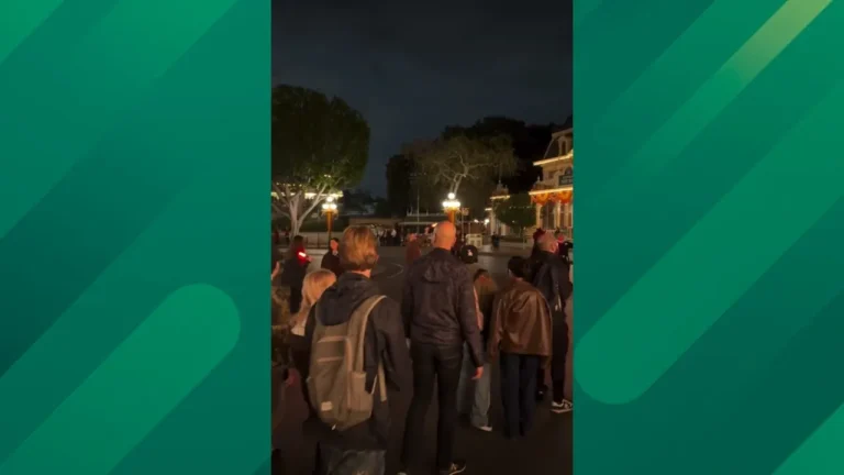 disneyland evacuation.