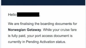 Norwegian Cruise Passengers Get Scam Emails That Suspiciously Know Their Real Booking Details