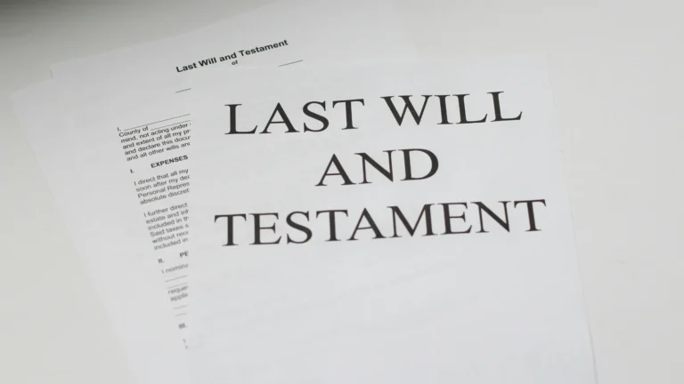 stock photo will and testament.
